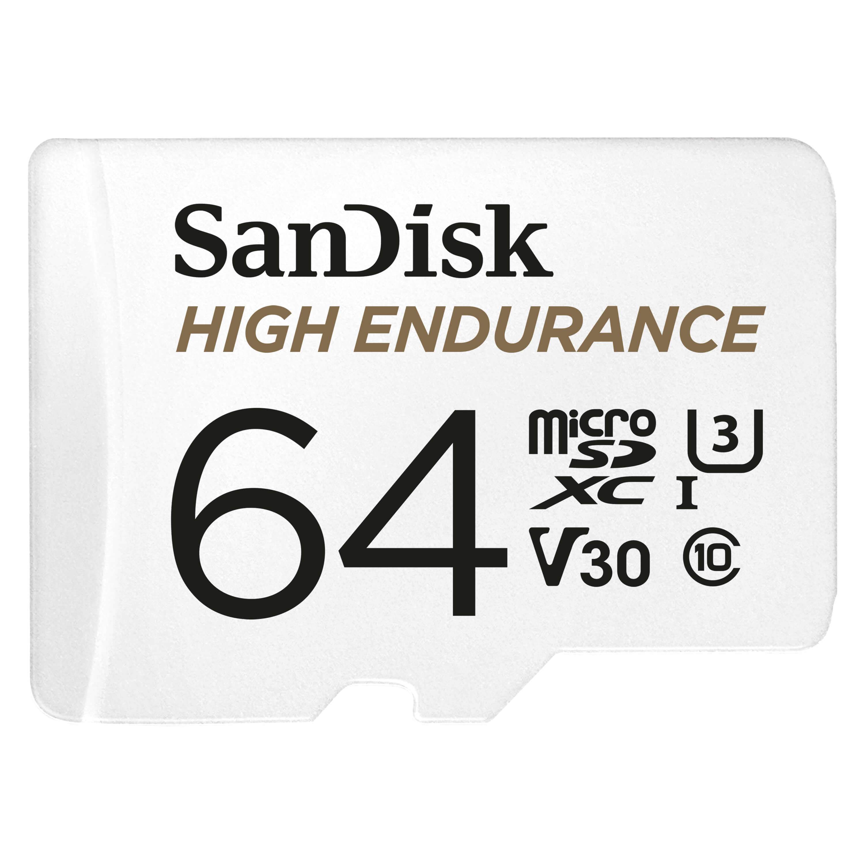 middag Bij zonsopgang Ministerie Sandisk High Endurance Micro SD-kaart 64GB - VIOFO Benelux