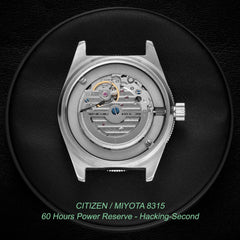 Skindiver Automatic Bracelet Watch – Sky Blue & Silver Bezel - Wolbrook Watches