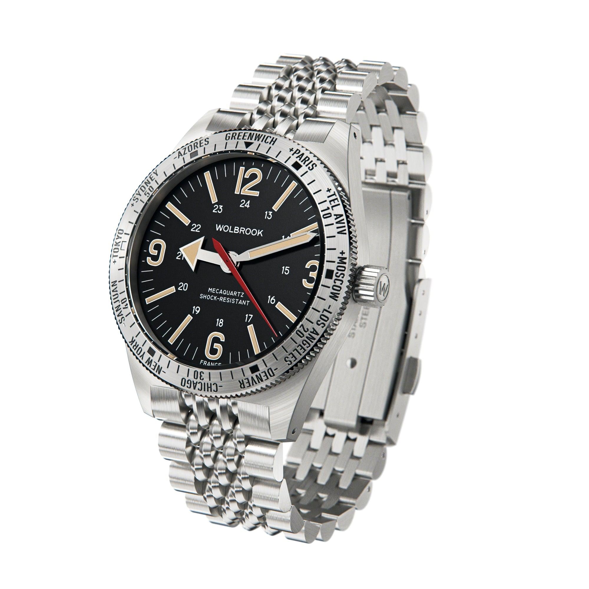 Skindiver WT Mecaquartz Bracelet Watch - Vintage & Steel