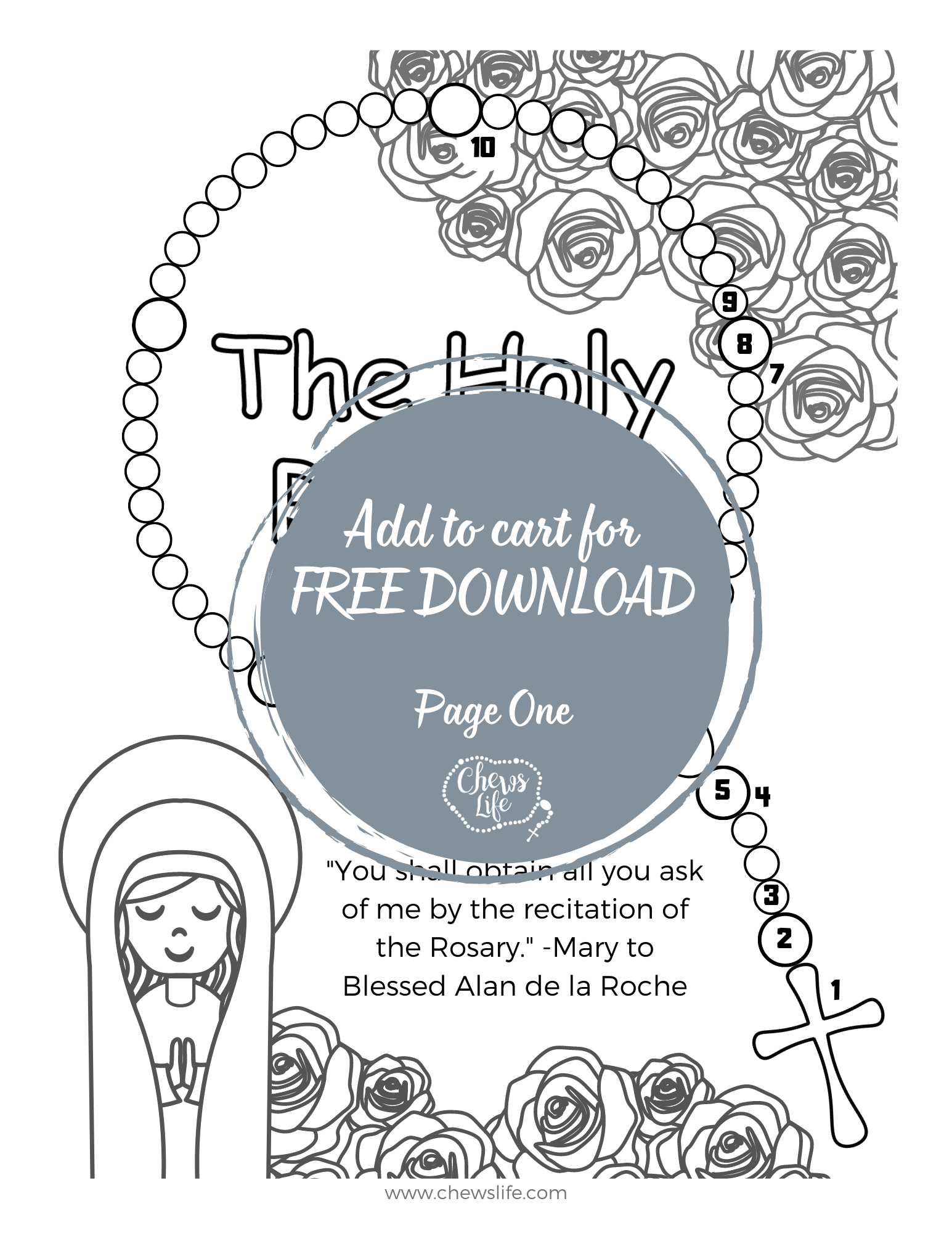 hail mary prayer coloring pages for children