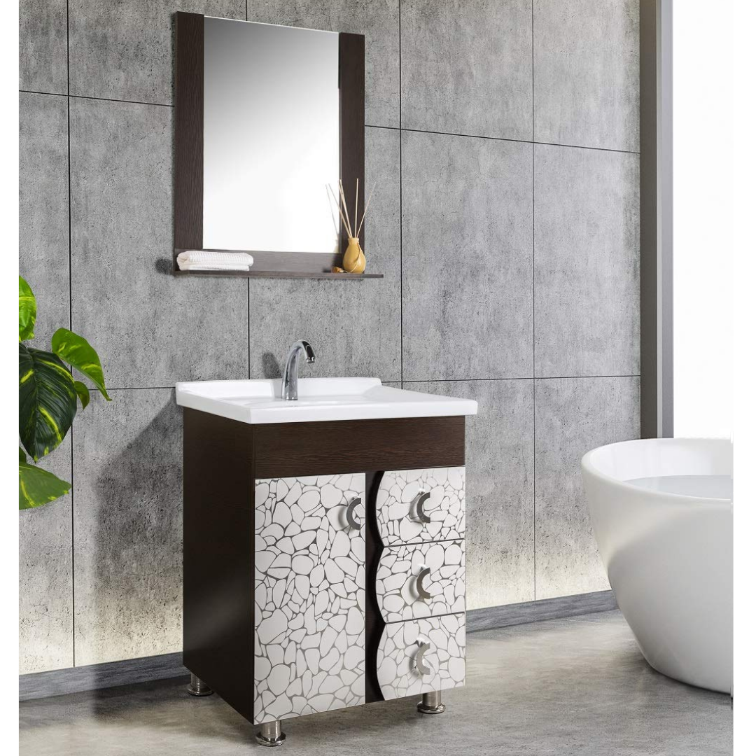Buy classic bathroom vanity designs-Single sink vanity-FUAO