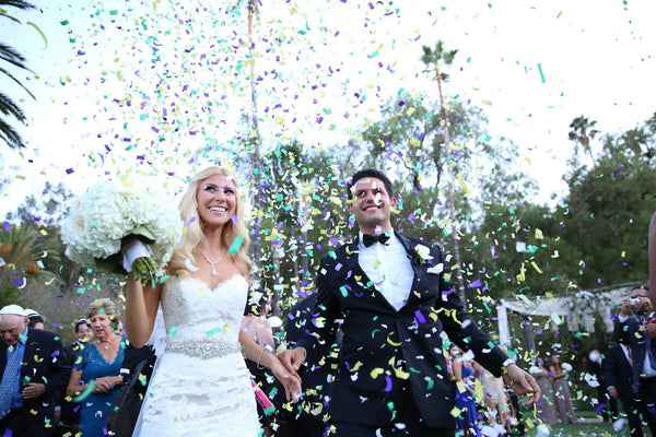 A married couple just after getting married - Tim Downer Celebrant