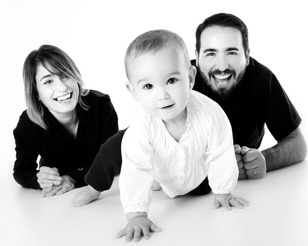 Family together after a baby naming ceremony