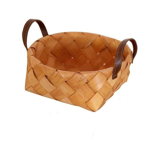 Handmade Woven Baskets For Storing Fruit Vegetables Eggs Bread Storage Eco Friendly Mini Wicker Baskets For Kitchen Home Housekeeping Organization Solution