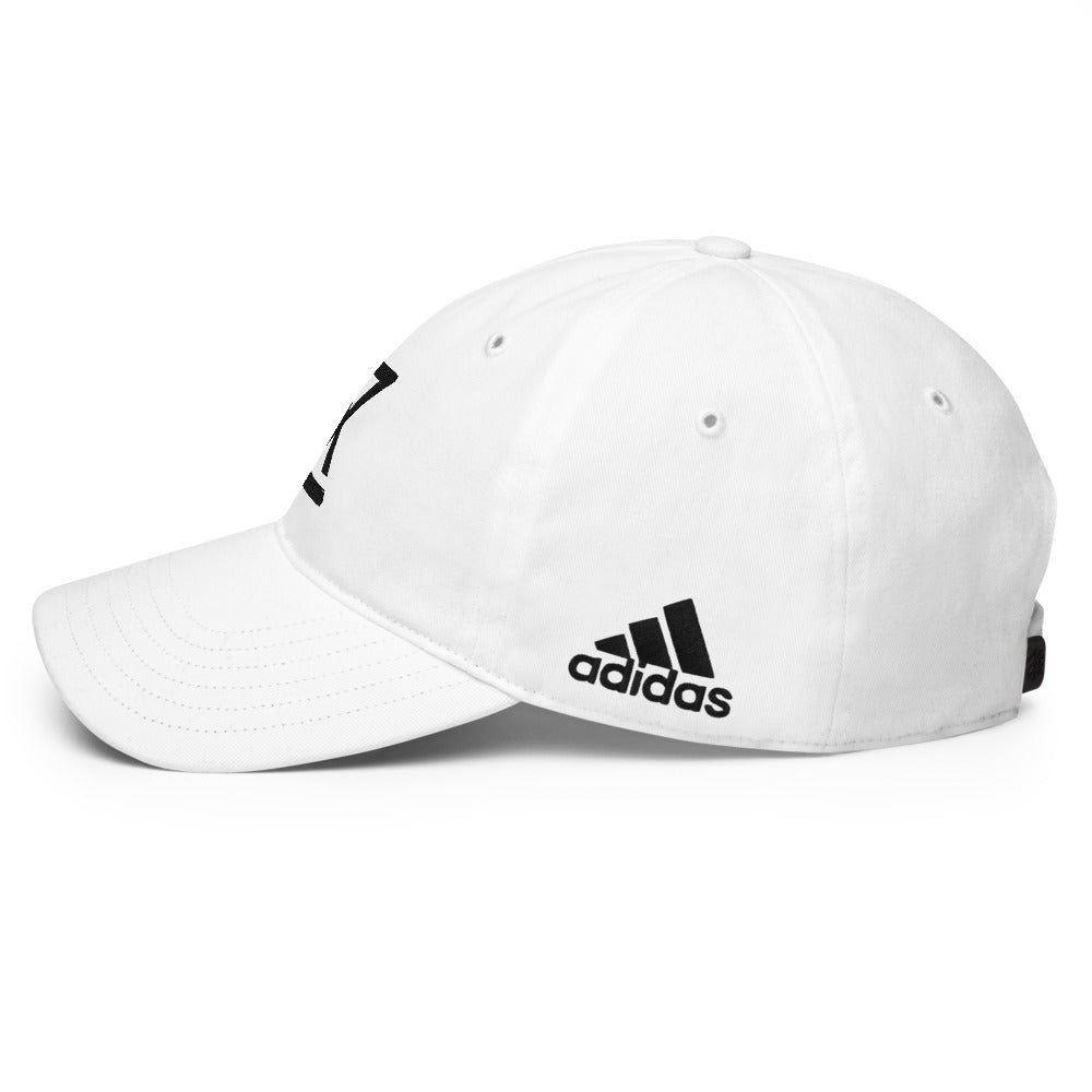 white adidas golf hat