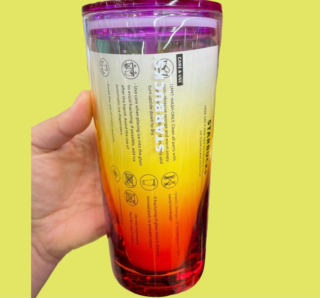 Starbucks Vaso Rojo Transparente 18oz Style Cases Mx