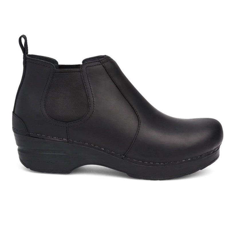 dansko black ankle boots