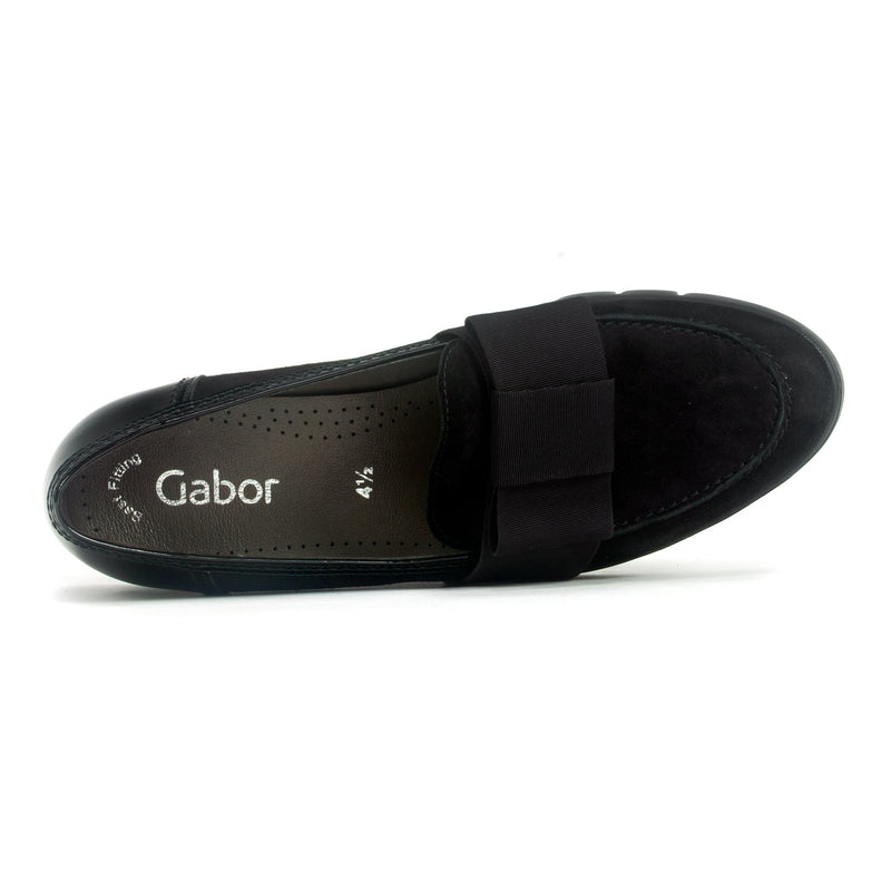 Gabor (54181) Women's Slip Flat Genuine Leather Wedge | Simons Shoes