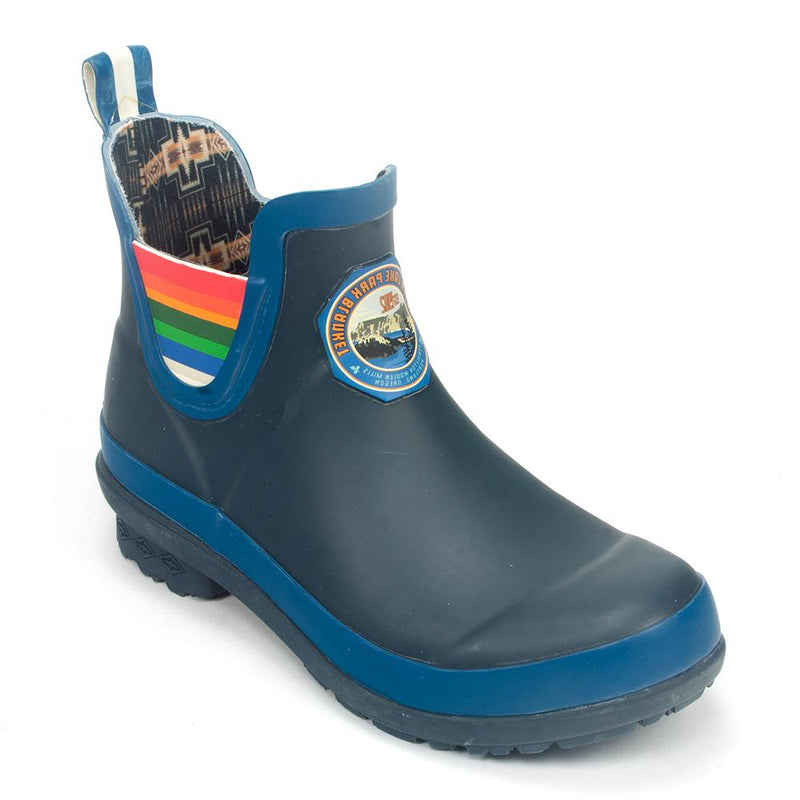 ankle height rain boots