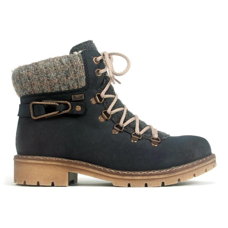 Rieker Women's Waterproof Suede Lace Up Winter Combat Boot – Simons Shoes