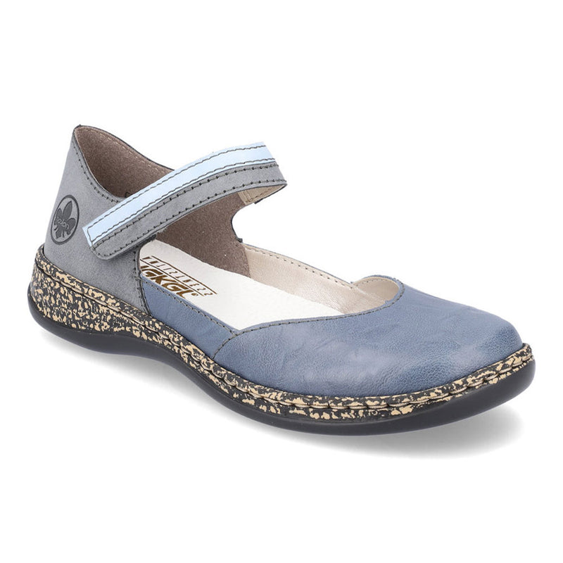 klinker vrouwelijk les Rieker Daisy Women's Leather Velcro Casual Loafer | Simons Shoes