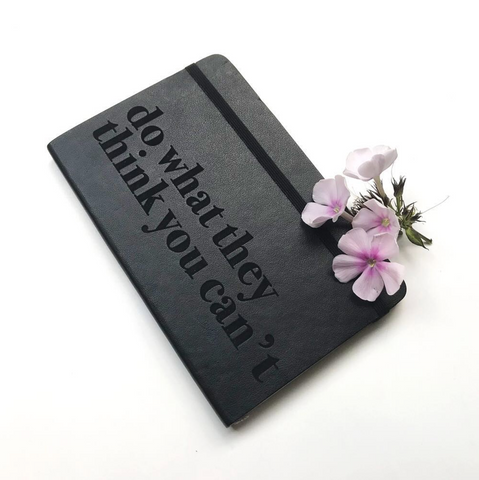 Moleskine with flowers