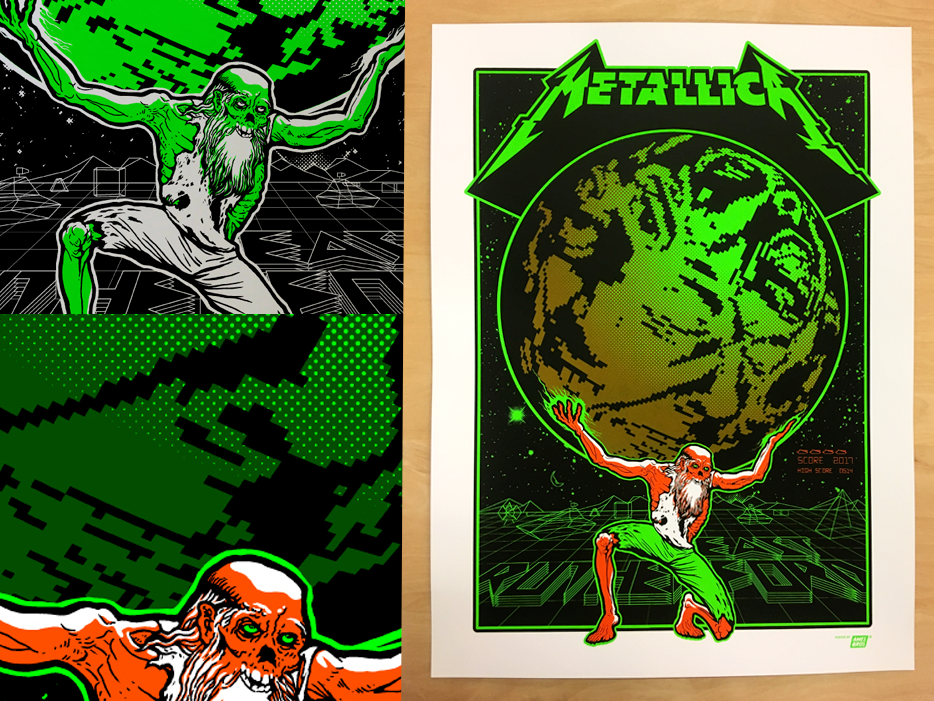 Metallica East Rutherford, NJ Posters