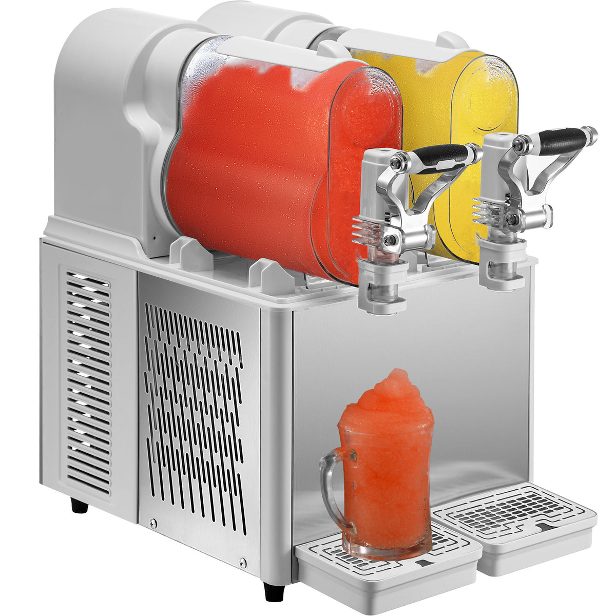 Vevor Slushy Machine 3l X 2 Daiquiri Machine Commercial Frozen Drink In N N N N N 4687
