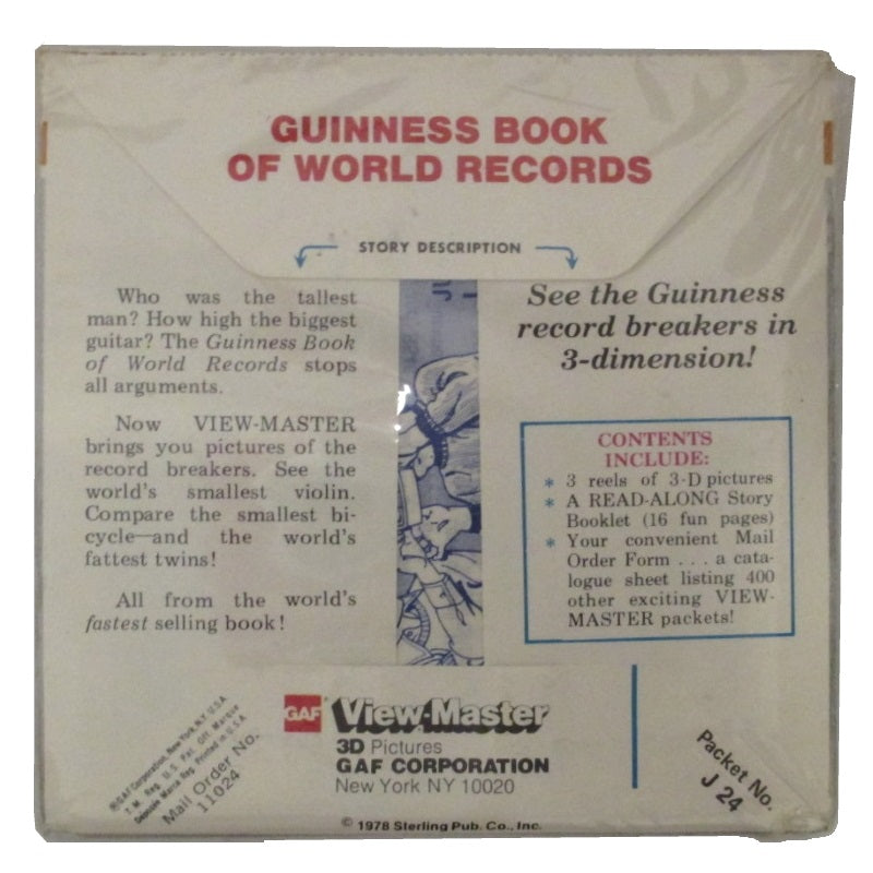 Guinness Book of World Records Sealed View-Master Vintage