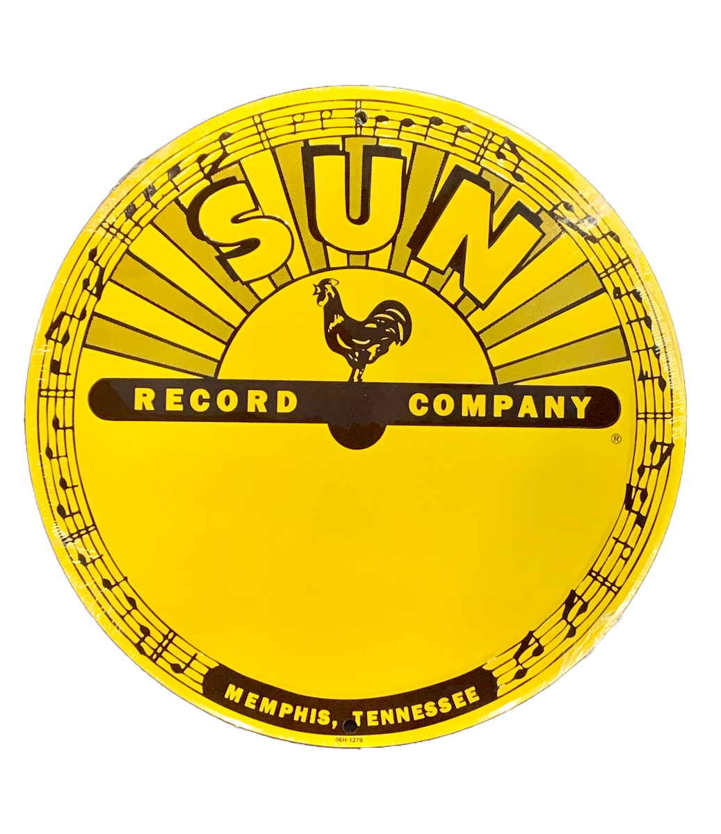 Tin Sign Sun Records Sun Logo Boulevard Souvenirs