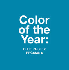How to Decorate with Blue Paisley Color of the Year