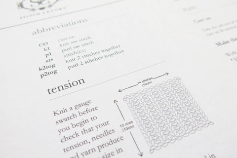 Learn how to read a knitting or crochet pattern