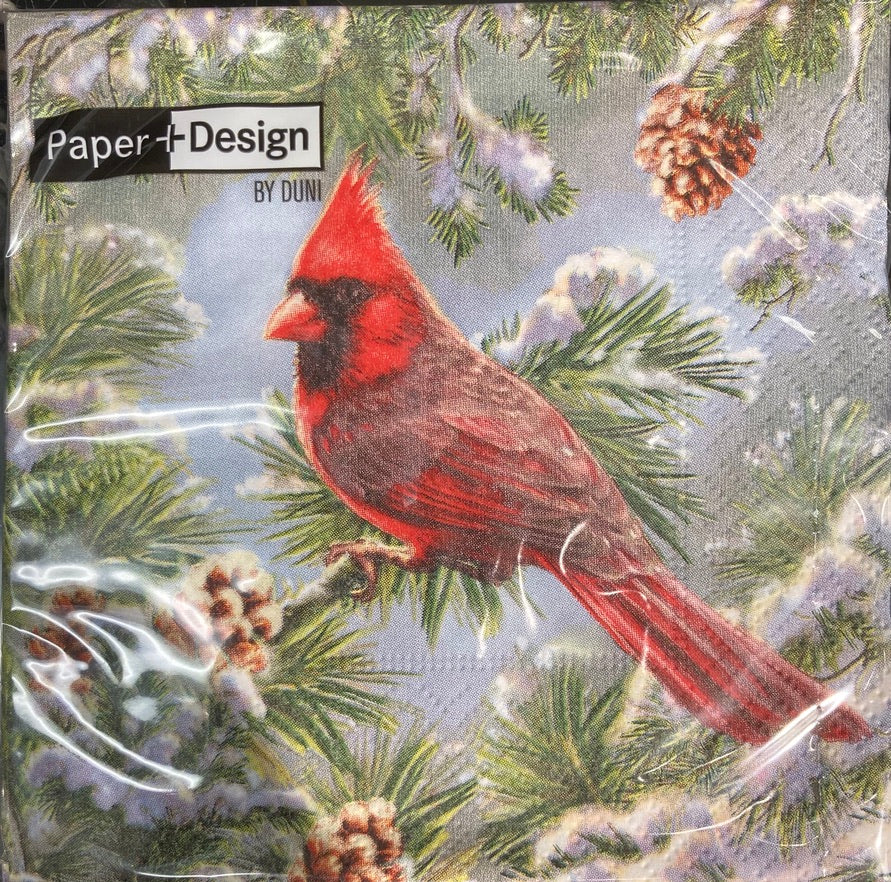Napkins - Lunch - Red Cardinal