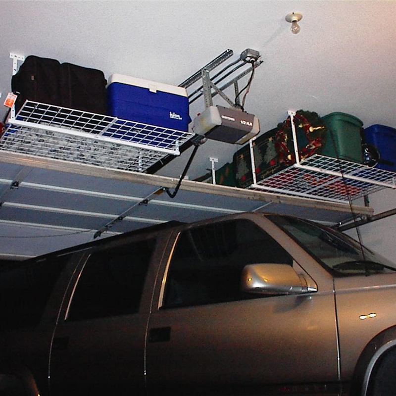 Overhead Hanging Garage Roof Ceiling Storage Rack– Zincera