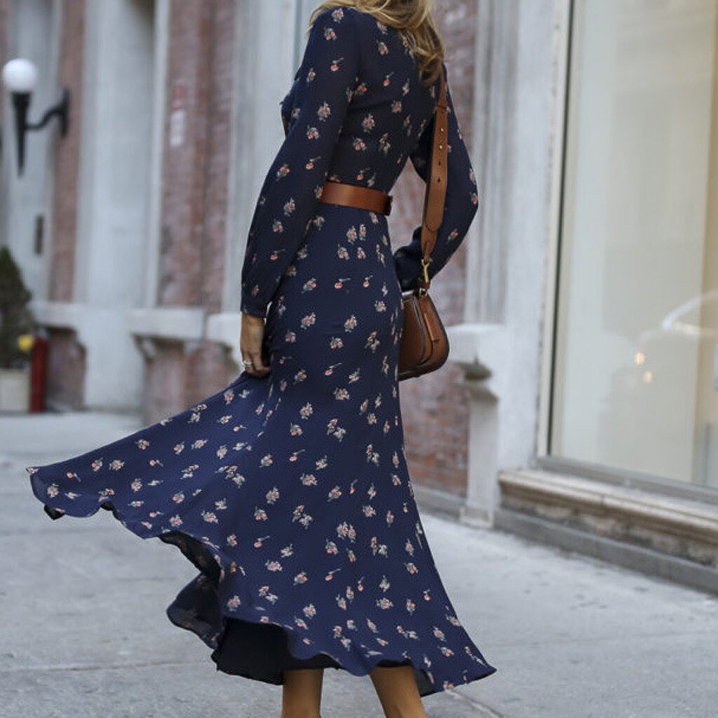 floral ankle length dresses