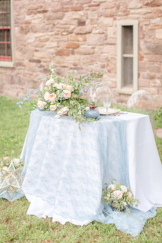 Romantic Floral Wedding Sweetheart Table