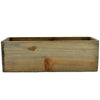Rectangle wooden planter box wedding centerpiece