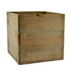 Small wooden box wedding centerpiece