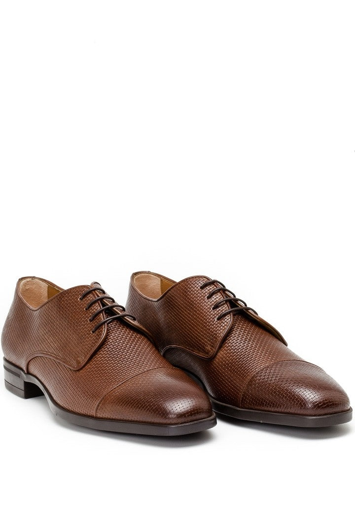 hugo boss leather derby shoes