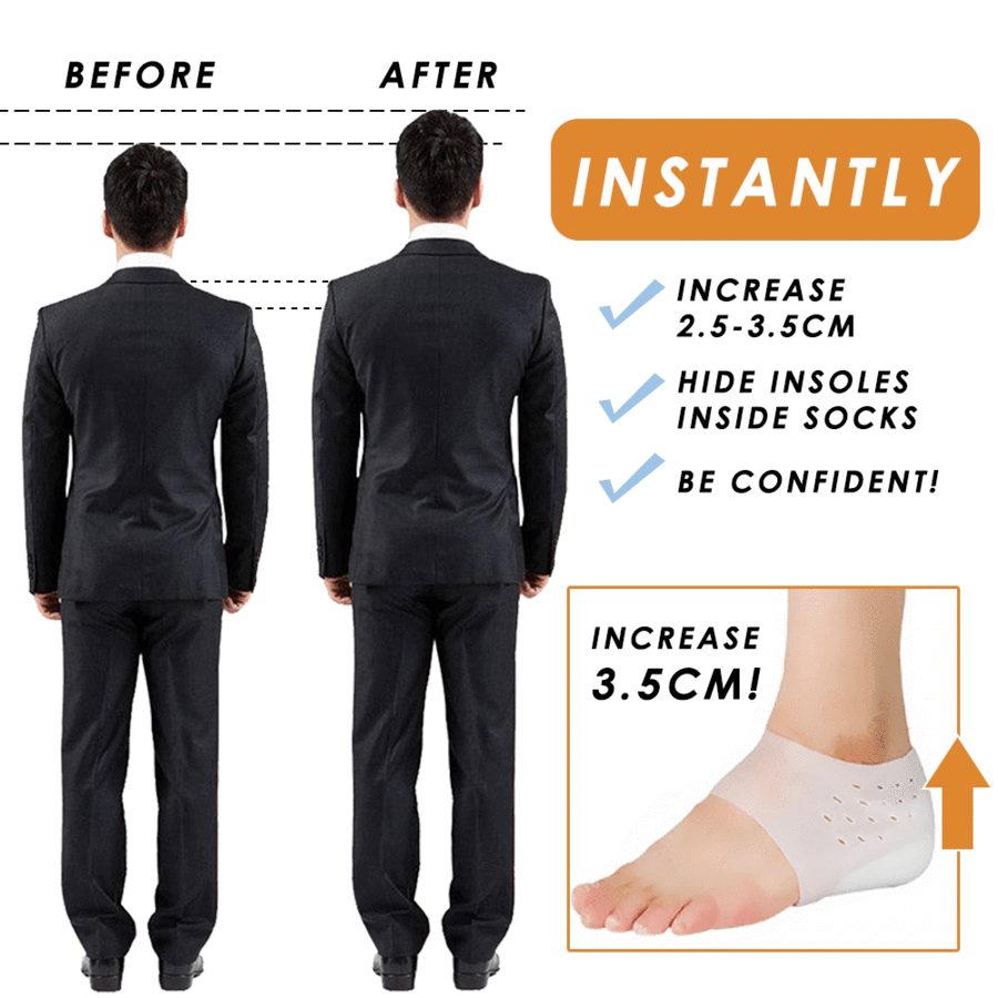 invisible height increase socks