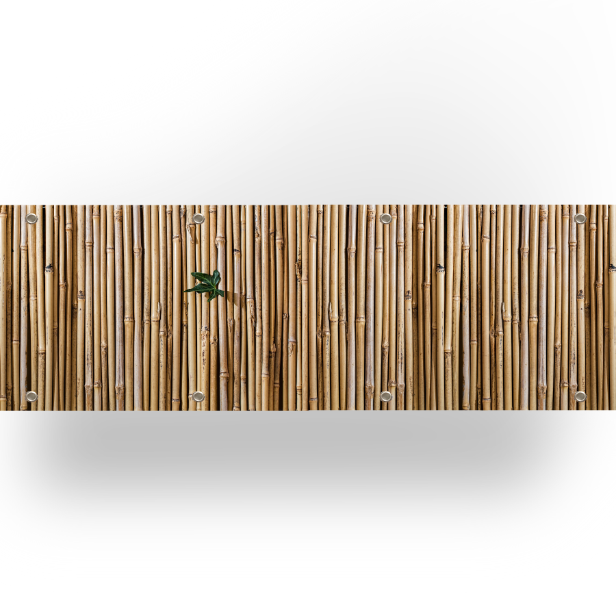 Ideaal Integreren Orkaan Balkondoek - Bamboe print - enkelzijdig– Balkonstore
