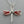 Load image into Gallery viewer, dragonfly wire pendant - red on 45cm ball chain