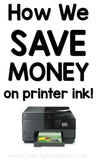how to save money on printer ink