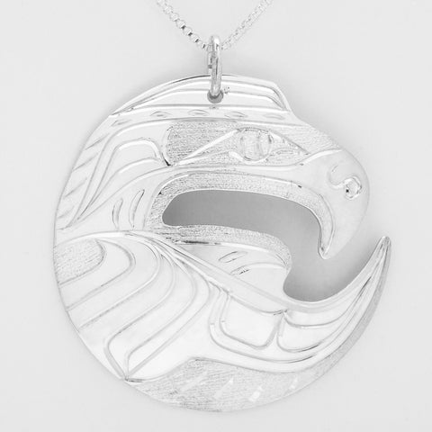 Nancy Dawson Eagle Pendant Necklace First Nations Jewellery
