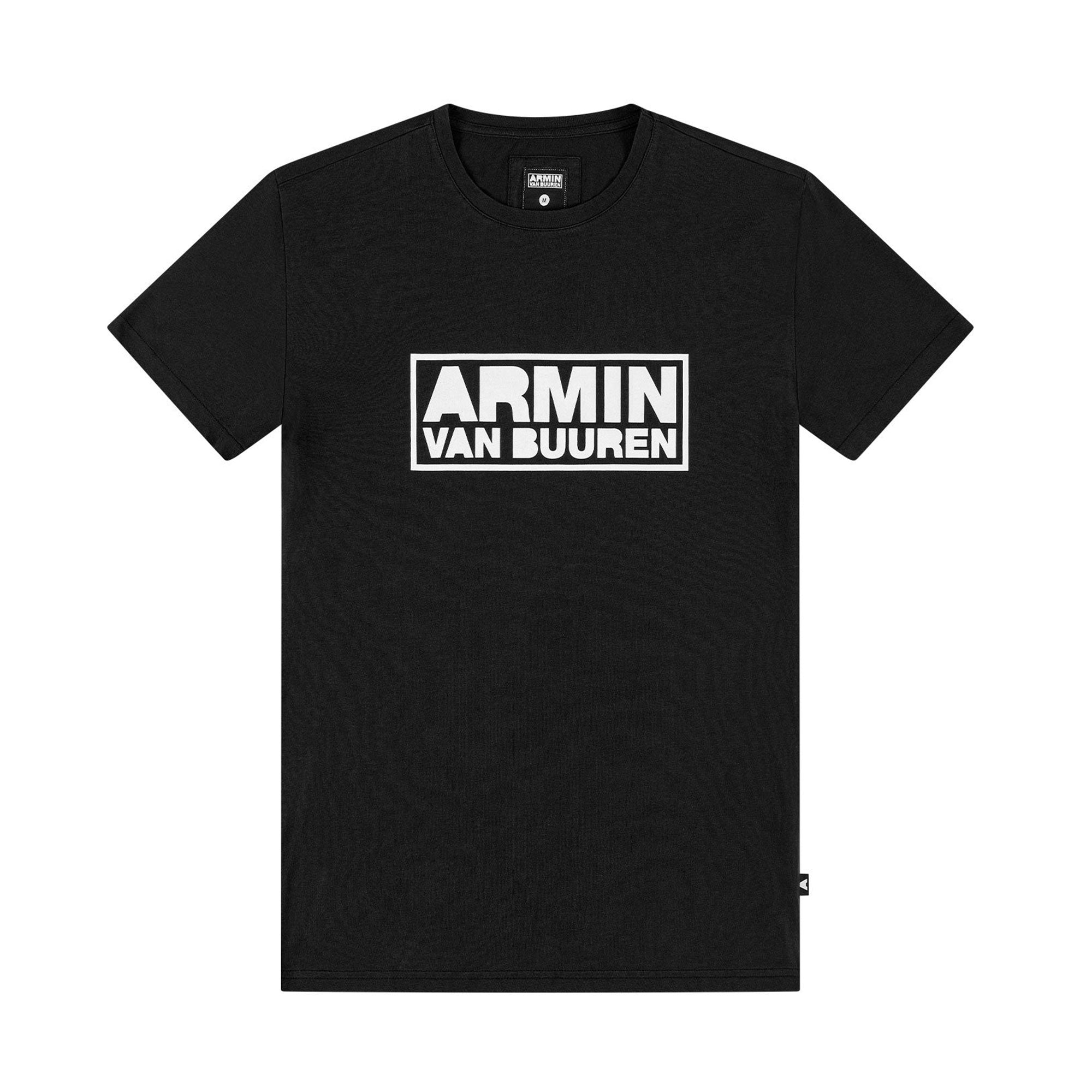 ARMIN VAN BUUREN Armada Logo Eletro Music Men's White Black T-Shirt Size S-3XL