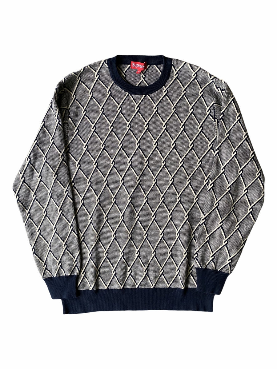 supreme chain link sweater