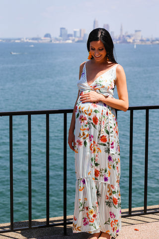 Seaside Baby Shower Attire Maternity Fashion