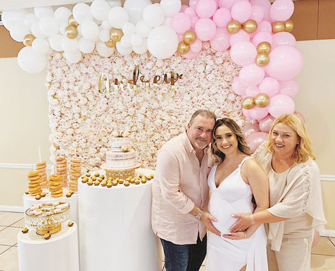 white-gold-pink-baby-shower