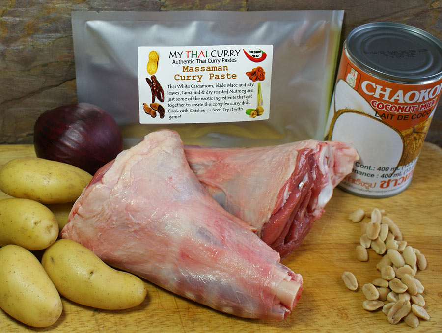 Lamb Massaman Ingredients