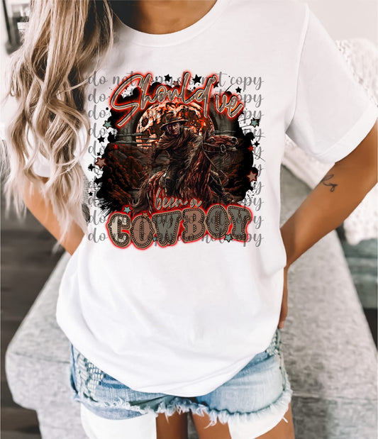 Cowboy Ready to Press Sublimation and DTF Transfer