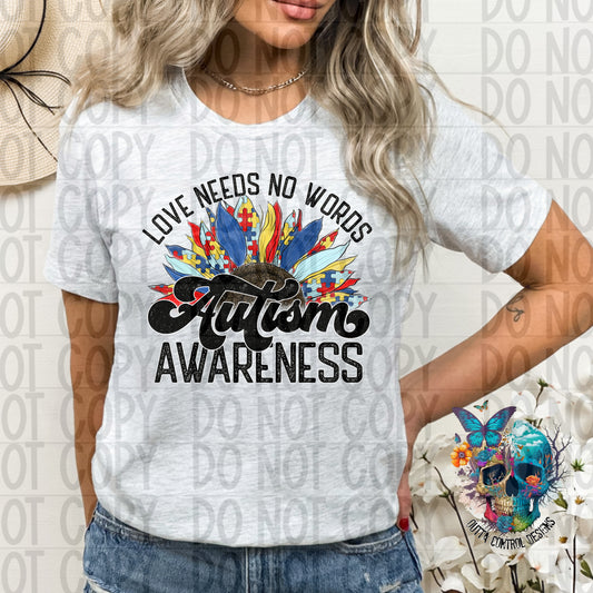 Autism Awareness Ready to Press Sublimation and DTF Transfer