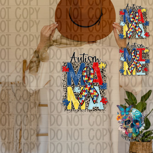 Autism Family Ready to Press Sublimation and DTF Transfer
