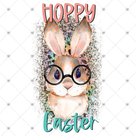 Hoppy Easter Ready To Press Sublimation and DTF Transfer