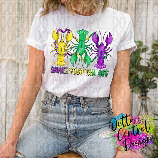 Shake Your Tail Off Ready to Press Sublimation and DTF Transfer
