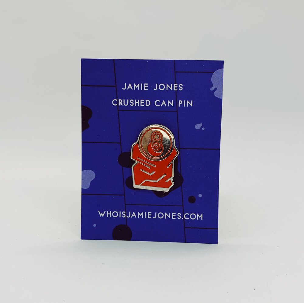 Crushed Can Pin
