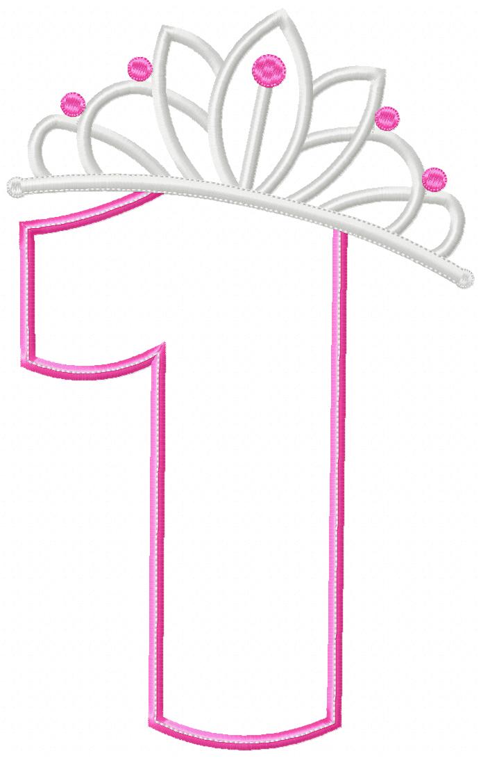 birthday number 1 clipart