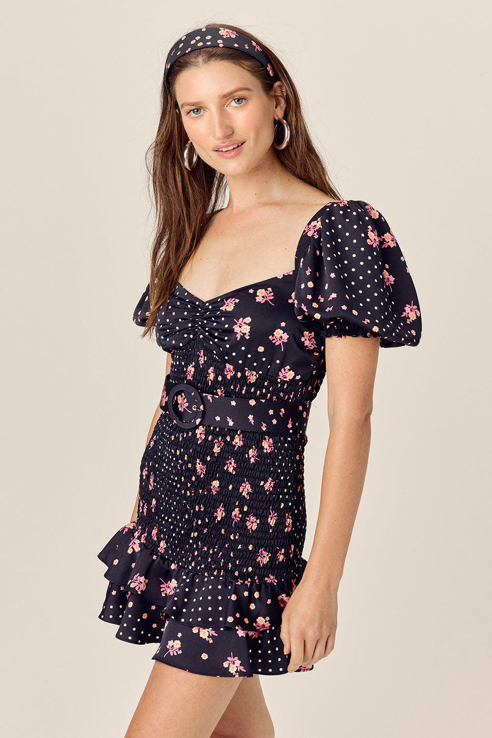 for love and lemons polka dot dress