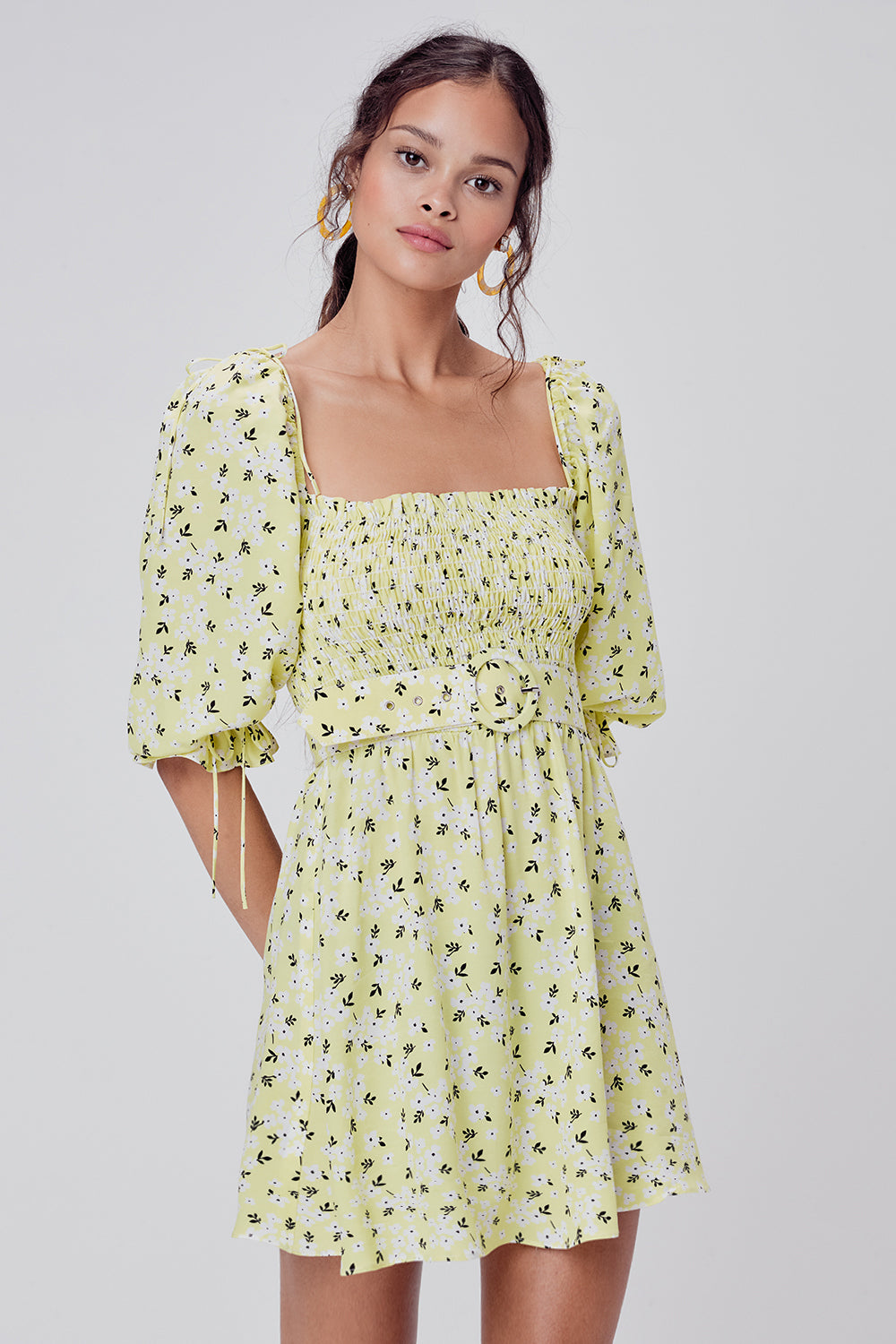 for love and lemons polka dot dress