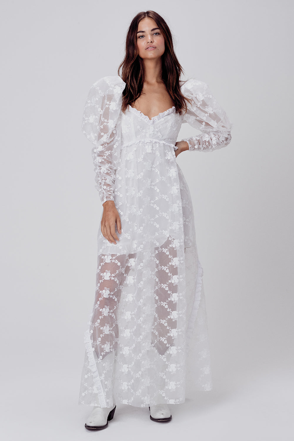 for love and lemons white lace dress