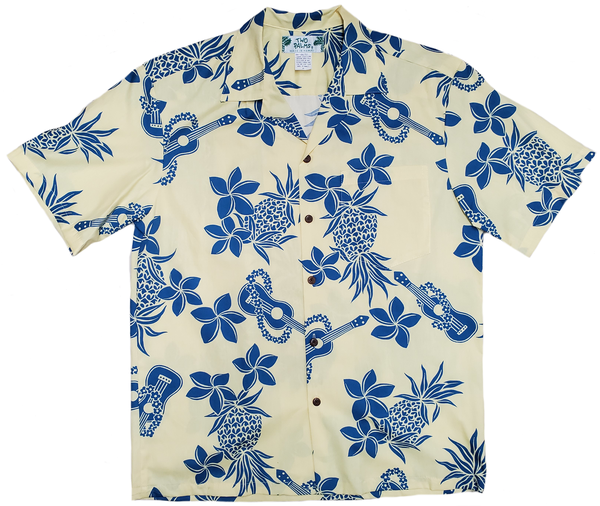 light blue hawaiian shirt